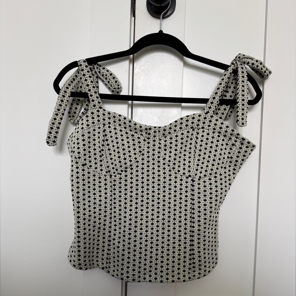 Free People Patterned Corset Tank